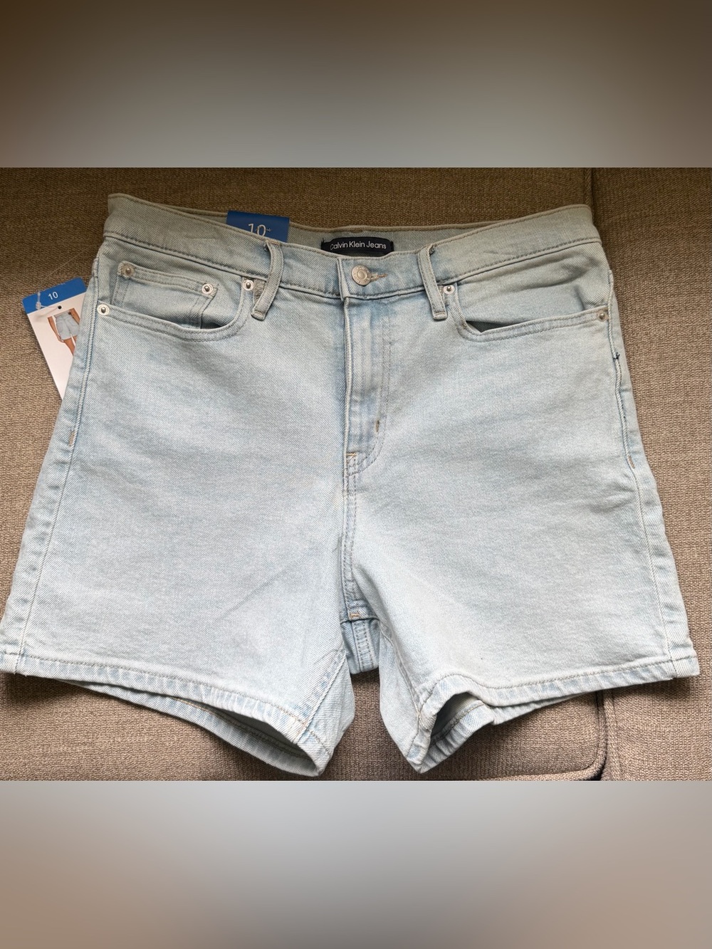 Calvin Klein Jeans Light Blue Denim Shorts